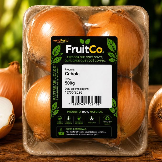 Bandeja ecológica de cebola FruitCo 500g