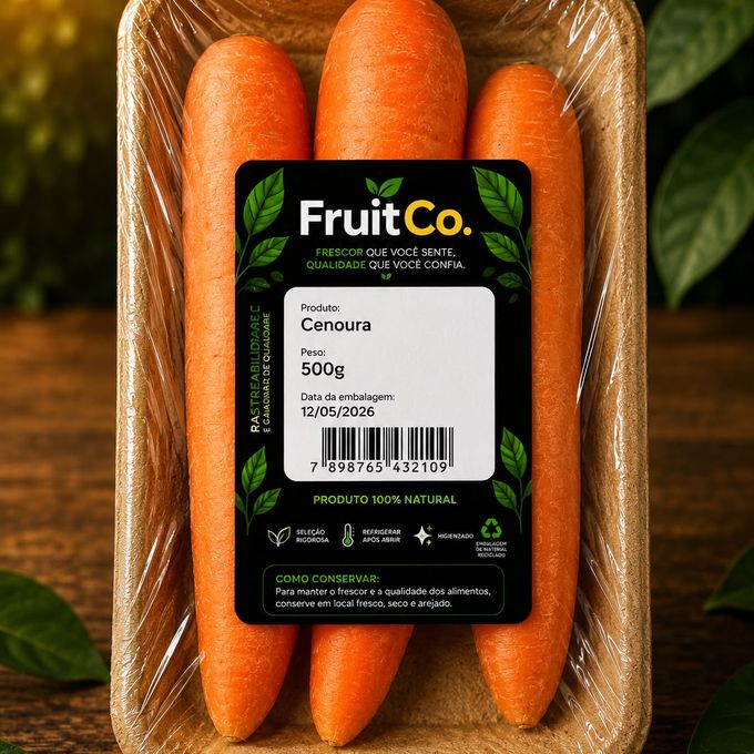 Bandeja ecológica de cenoura FruitCo 500g