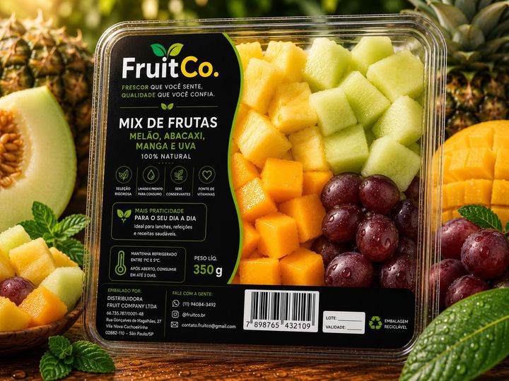Bandeja de mix de frutas FruitCo 350g