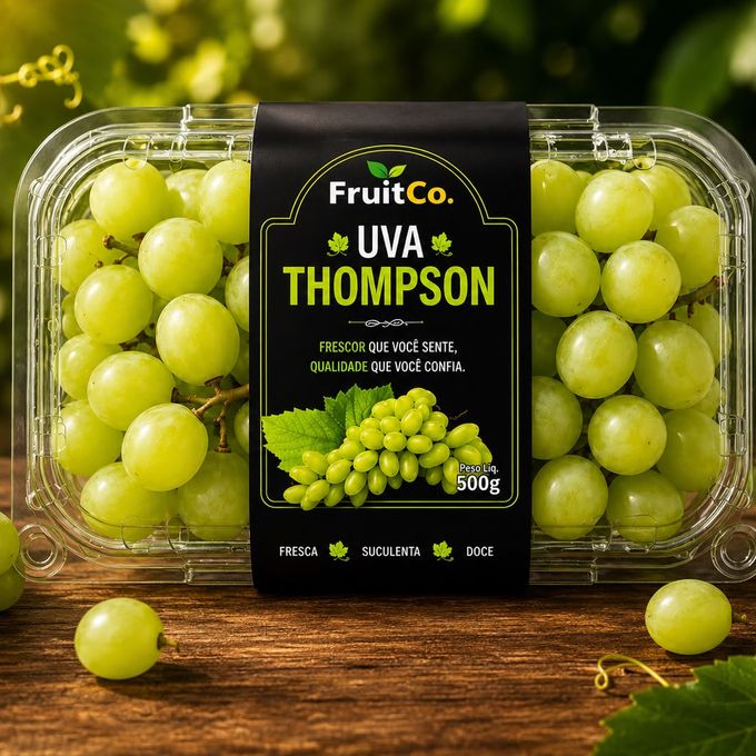 Bandeja de uva Thompson FruitCo 500g